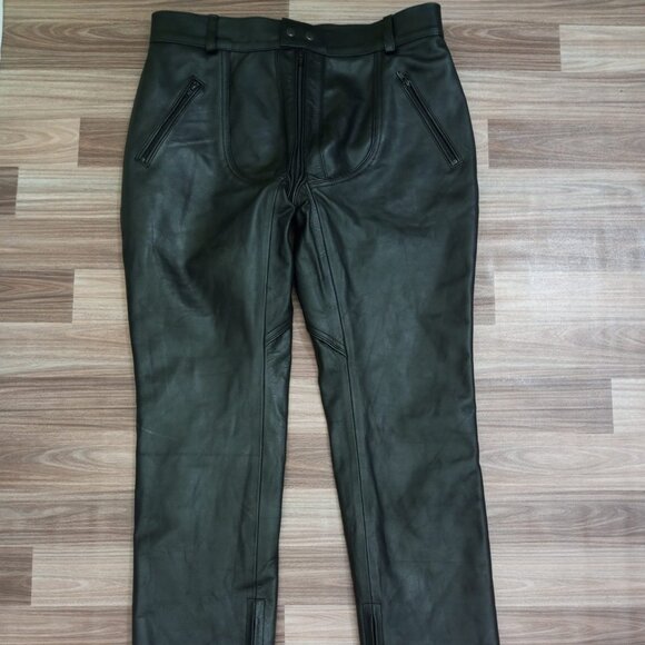 Custom genuine leather pants